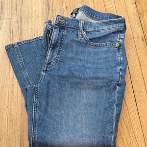 J Crew Women’s Petite Mid-Rise Flare Crop Jean